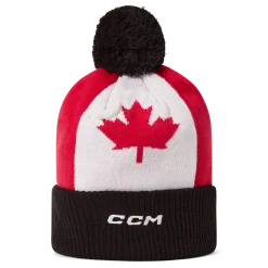 Canada Flag Pom Knit