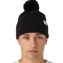 Casual Strickmütze mit Bommel