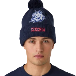 Czechia Flag Pom Knit