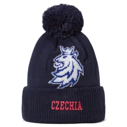 Czechia Flag Pom Knit