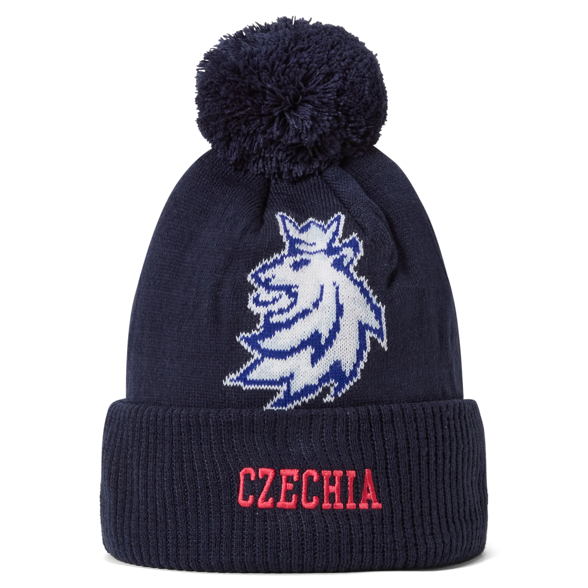 Czechia Flag Pom Knit