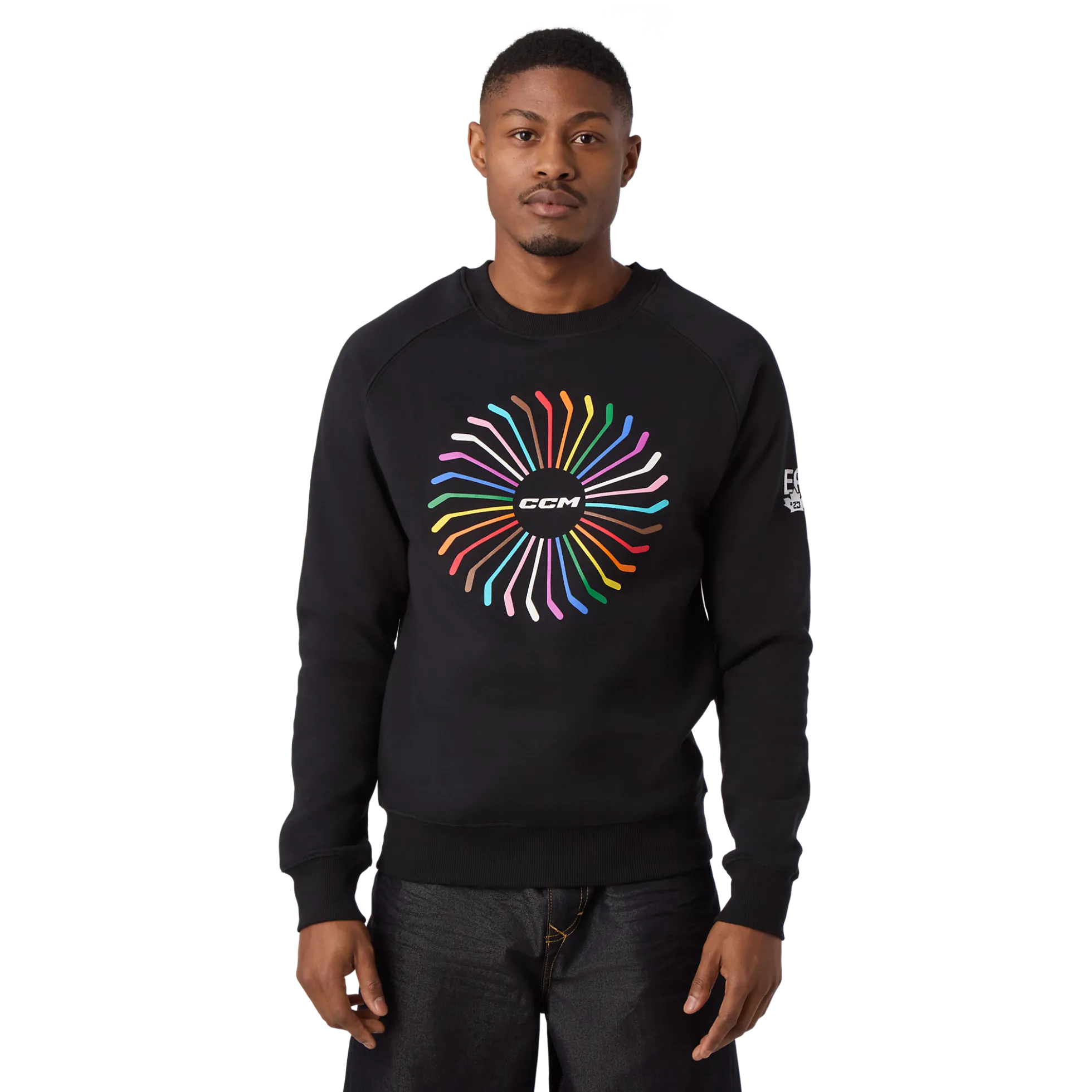 Erin Ambrose Pullover mit Regenbogen-Schläger