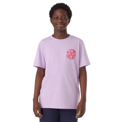 Sommer-T-Shirt Flieder für Kinder