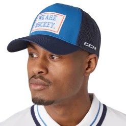 Stripe Collection Trucker‑Cap