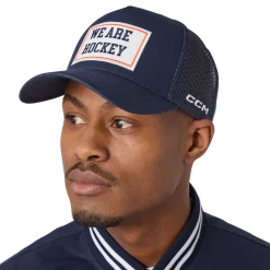 Stripe Collection Trucker‑Cap