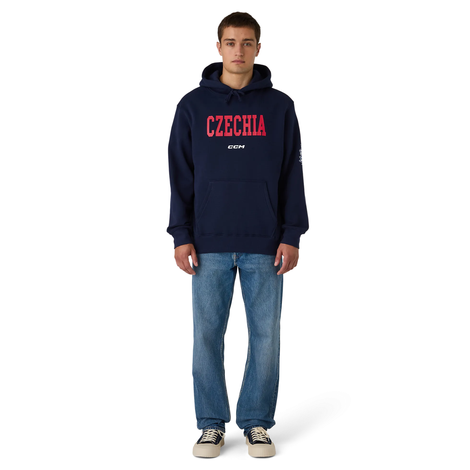 Tschechien Flagge Fleece-Hoodie
